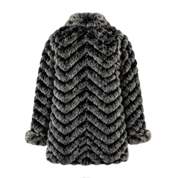 Double Sided Fur/Rain Coat