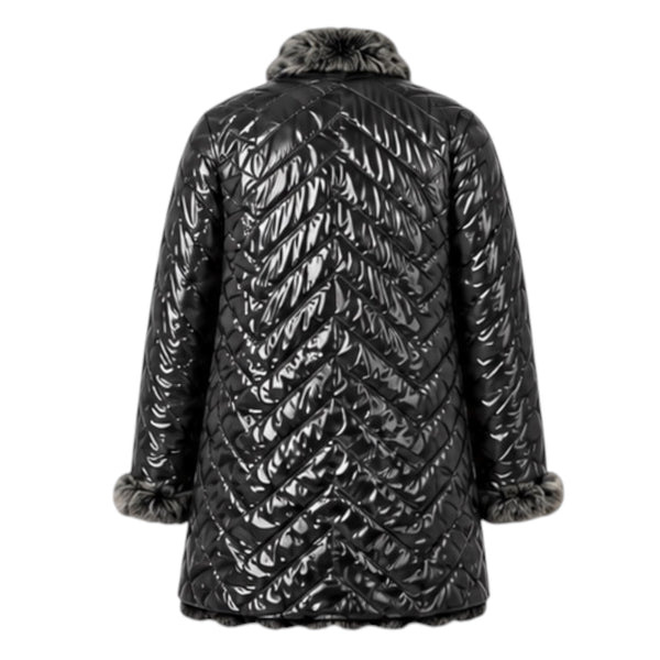 Double Sided Fur/Rain Coat