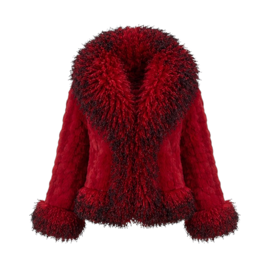 Mink with Mongolian Lamb Collar