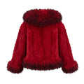Mink with Mongolian Lamb Collar