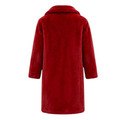 Faux Mink Trench Coat