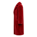 Faux Mink Trench Coat