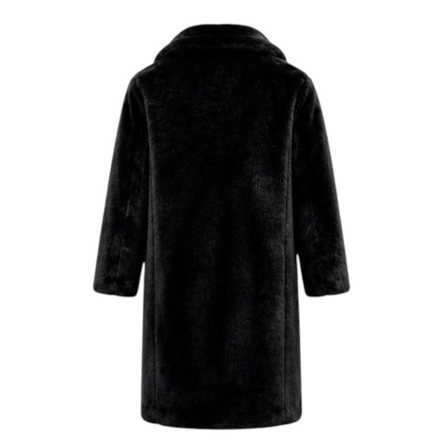 Faux Mink Trench Coat