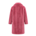 Faux Mink Trench Coat