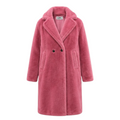 Faux Mink Trench Coat
