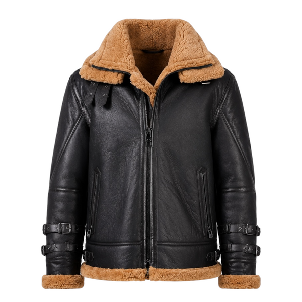 Double Collar B-3 Shearling