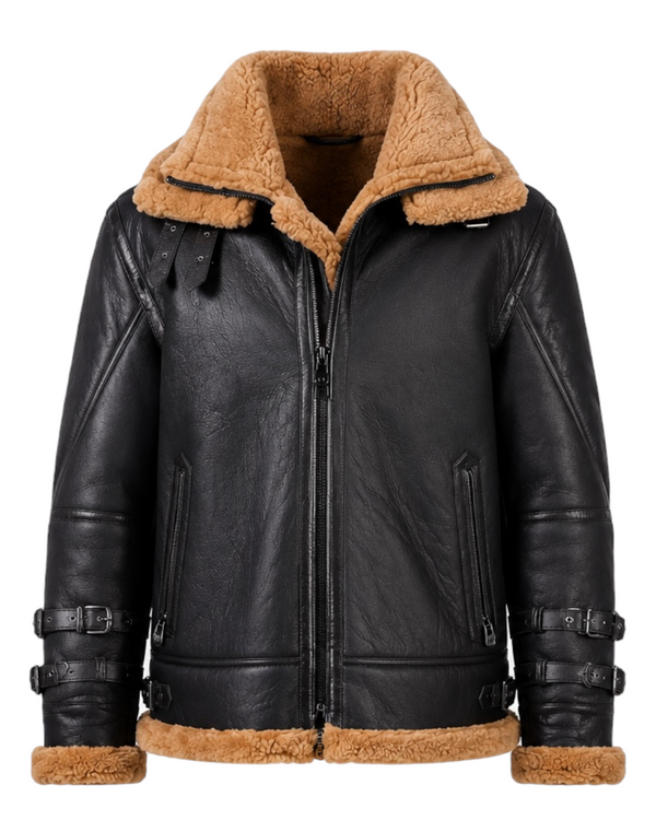 Double Collar B-3 Shearling