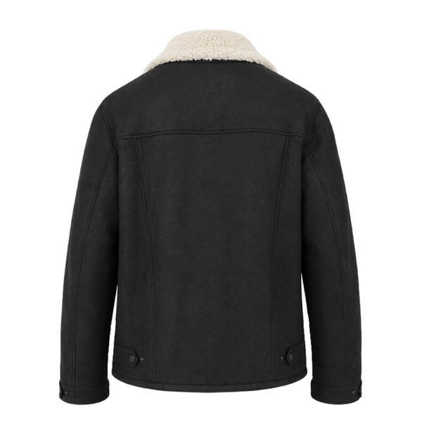 Basic Black and White Shearling