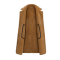 Brown Marble Carcoat Shearling