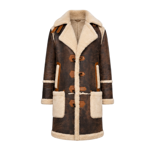 Rustic Brown Carcoat Shearling