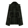 Green Shearling with Collar