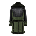 Green Shearling with Collar