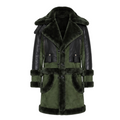 Green Shearling with Collar