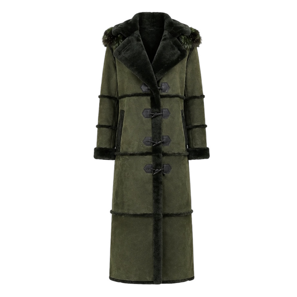 Green Long Shearling