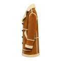 Cognac Shearling with Collar