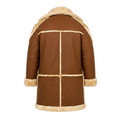 Tan Shearling with Collar and Pockets