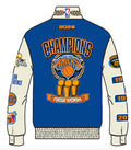 New York Knicks 2026 NBA Champions Wool & Leather Jacket (Pre-Order)