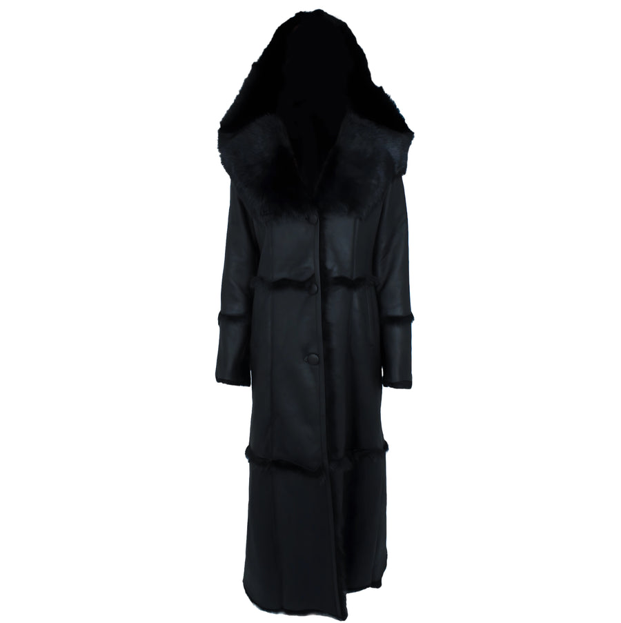 Full Length Toscana Shearling with Hood