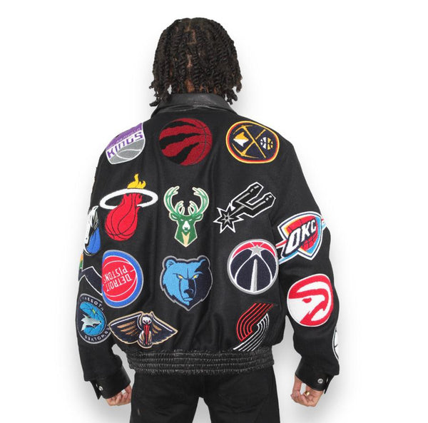 Jeff Hamilton NBA Patch Varsity Jacket