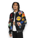 Jeff Hamilton NBA Patch Varsity Jacket