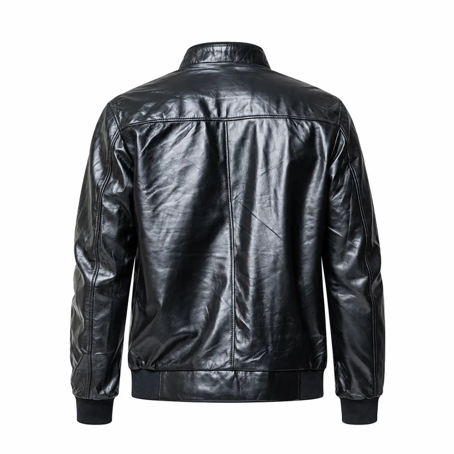 Lambskin Leather Bomber