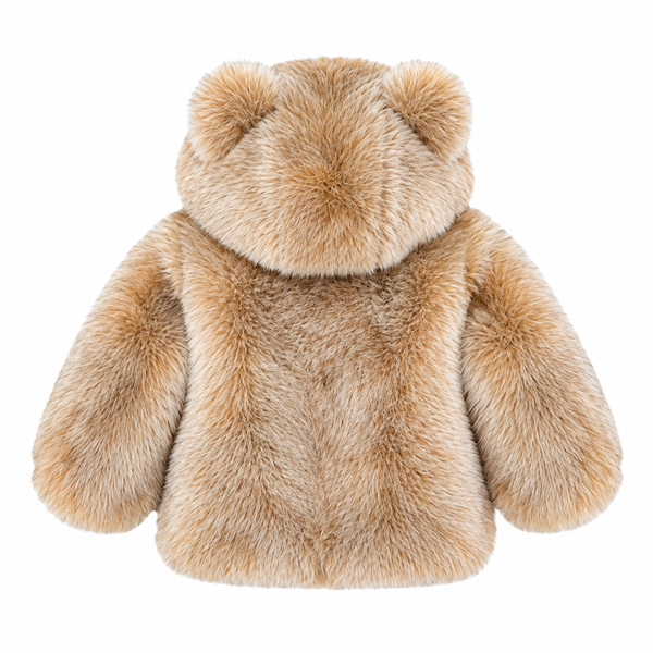 Kid's Faux Fur with Ears Jacket