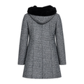 Mid-Length Static Shearling with Hood