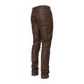 Slim Fit Non-Shiny Leather Pants