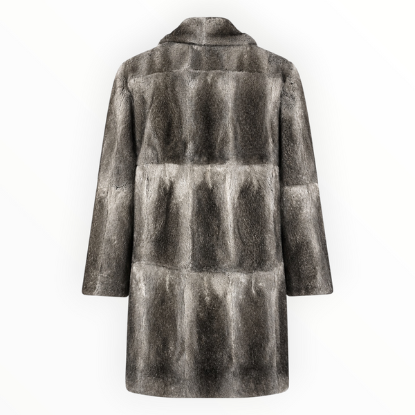 Rex Rabbit Chinchilla Peacoat