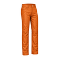 Straight Fit Non-Shiny Leather Pants