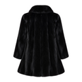 Wide Bottom Cut Coat with Collar