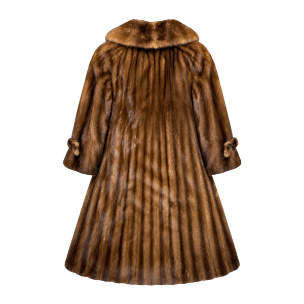 7/8 Full Skin Whiskey Mink with Collar