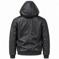Leather Hoodie