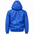 Leather Hoodie