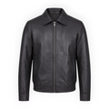 Classic Leather Bomber Jacket