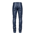 Slim Fit Shiny Leather Pants