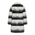 Polka Dot Faux Fur Parka