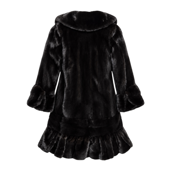 Full Skin Wavy Cut Mink Trench Coat