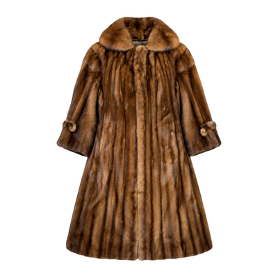7/8 Full Skin Whiskey Mink with Collar