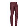 Slim Fit Non-Shiny Leather Pants