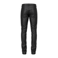 Slim Fit Non-Shiny Leather Pants