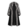 Full Skin Mink Trench Coat with Fox Fur