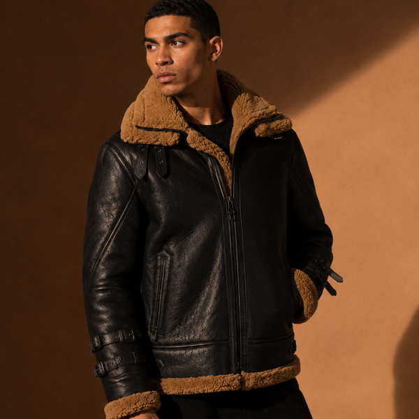 Double Collar B-3 Shearling