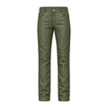 Straight Fit Non-Shiny Leather Pants