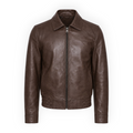 Classic Leather Bomber Jacket