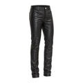 Slim Fit Shiny Leather Pants