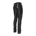 Slim Fit Shiny Leather Pants