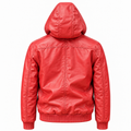 Leather Hoodie
