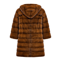 7/8 Coat with Hood and Belt