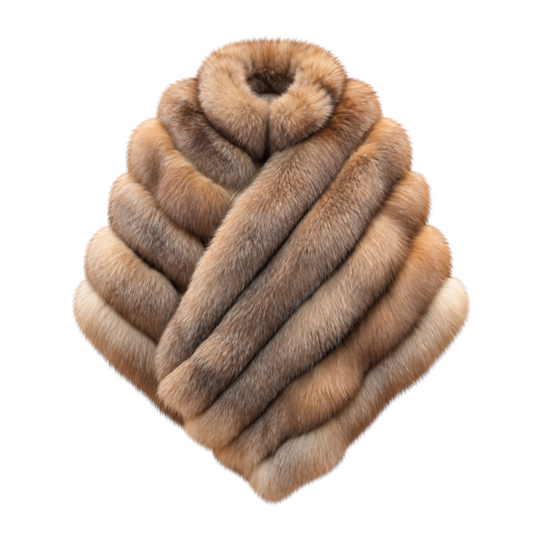 Fox Fur Poncho